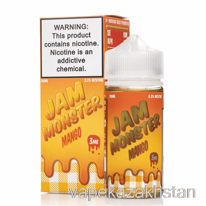 Vape Disposable Mango - Jam Monster Liquid - 100mL 0mg